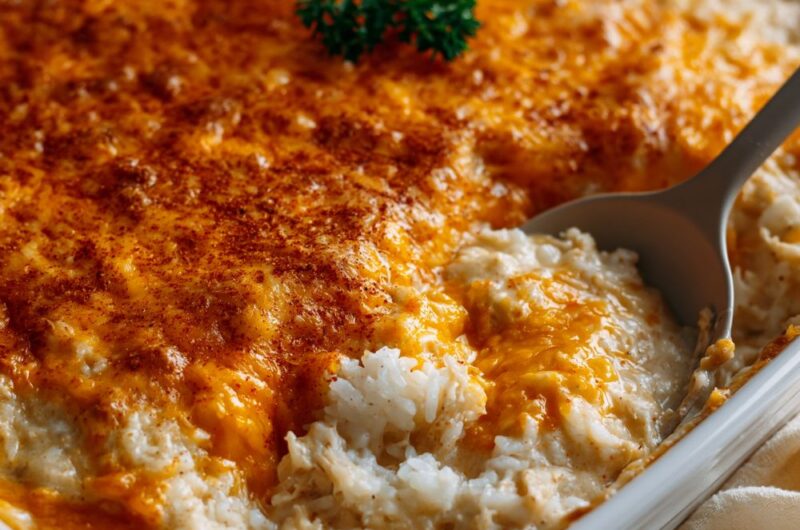 Cracker Barrel Chicken Rice Casserole Recipe