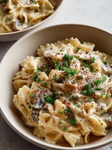 Creamy Mushroom Pasta Recipe