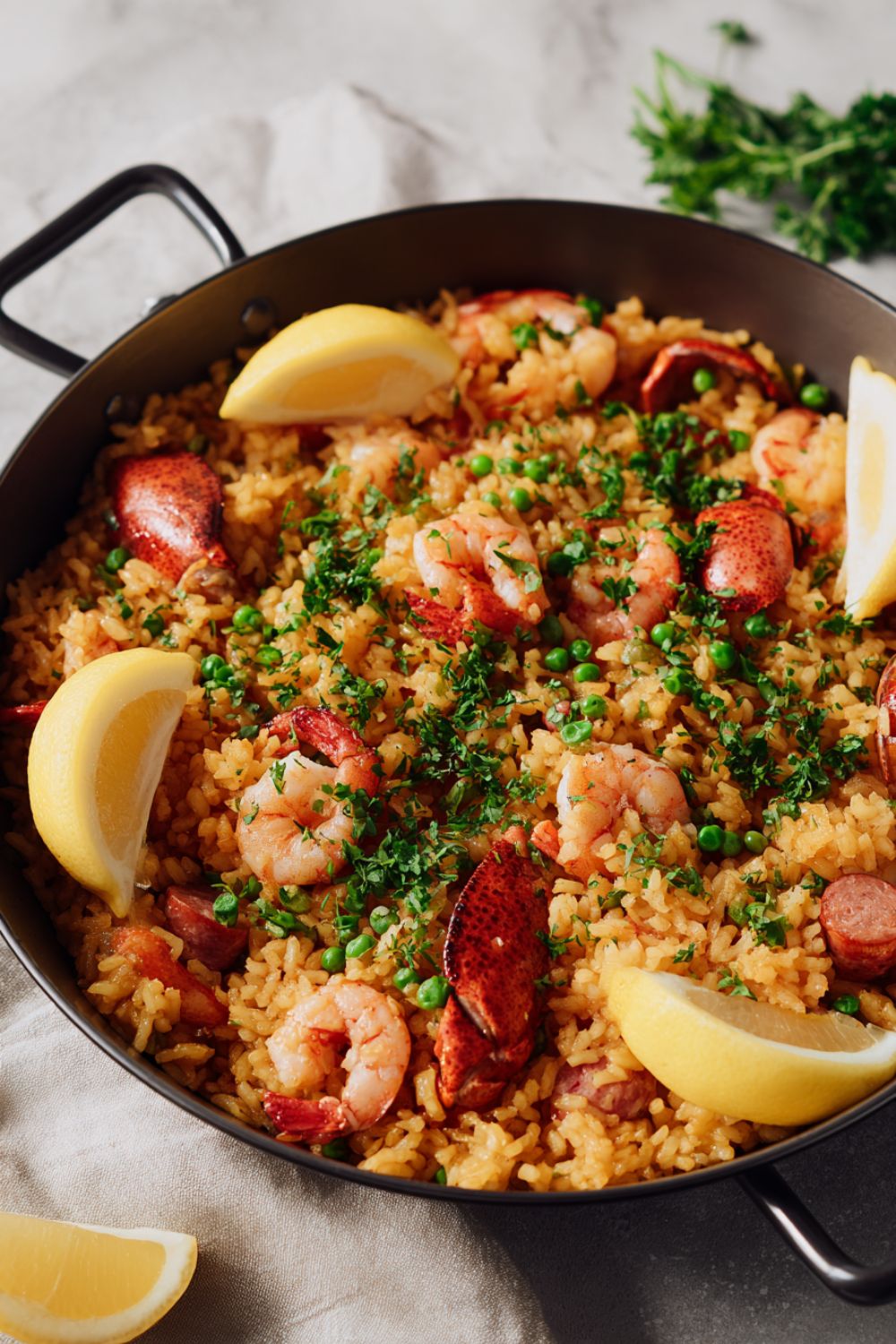 Easy Lobster Paella Recipe
