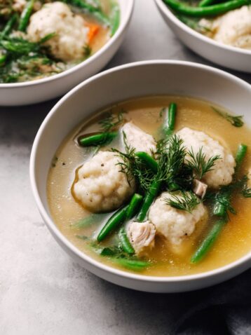 Hearty Chicken and Dumplings Lightened-Up Recipe