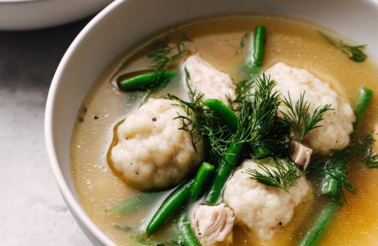 Hearty Chicken and Dumplings Lightened-Up Recipe
