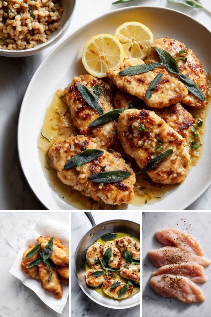 Lemon-Sage Chicken Cutlets Recipe