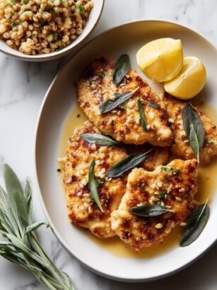 Lemon-Sage Chicken Cutlets Recipe
