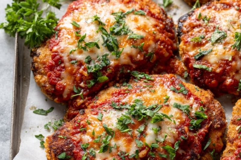 Lightened Chicken and Eggplant Parmesan Recipe