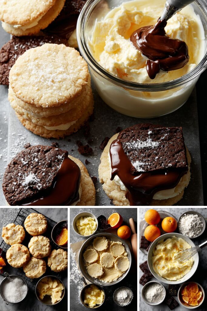 Chocolate Orange Sandwich Cookies Recipe