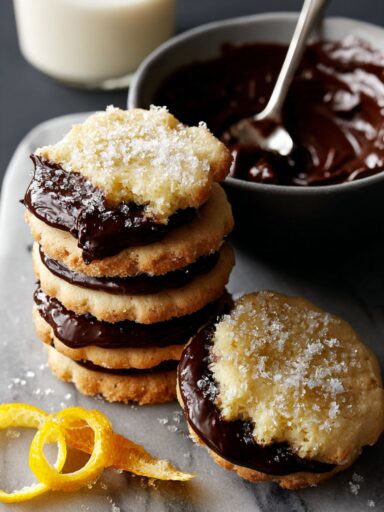 Chocolate Orange Sandwich Cookies Recipe