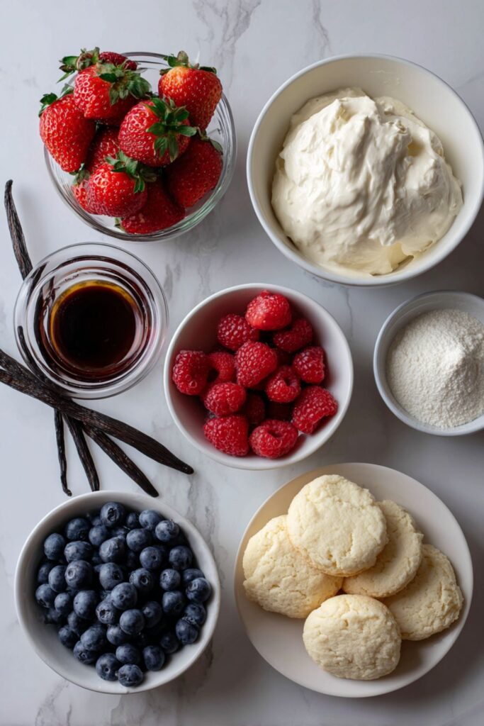 Mixed Berry Icebox Shortcakes Recipe