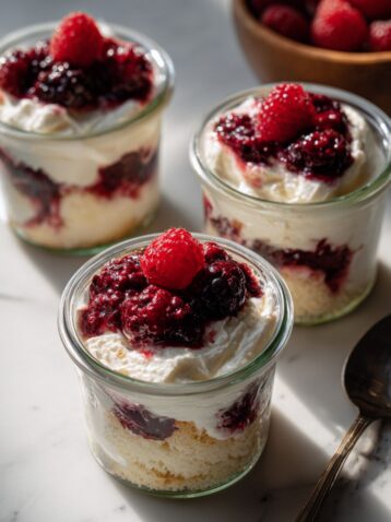 Mixed Berry Icebox Shortcakes Recipe