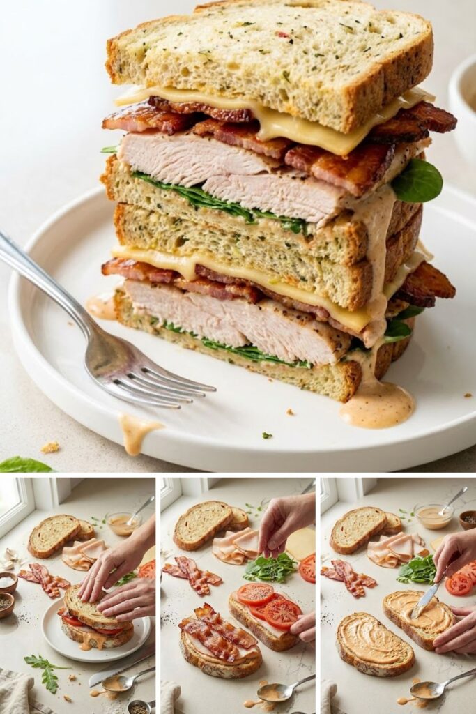 Panera Bread Bacon Turkey Bravo Sandwich Recipe