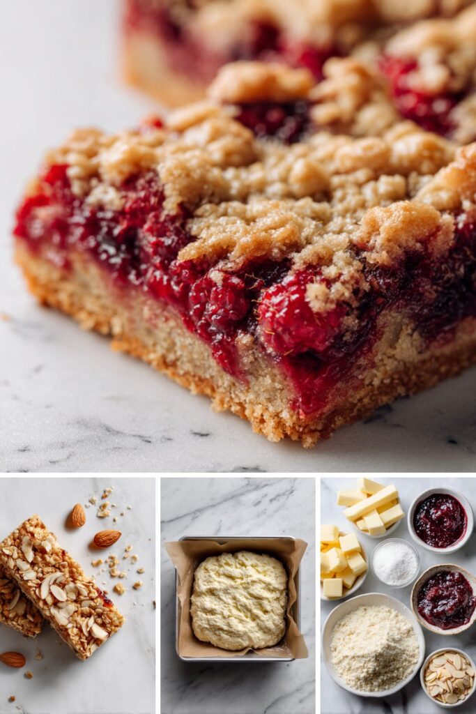 Raspberry Crumble Bars Recipe