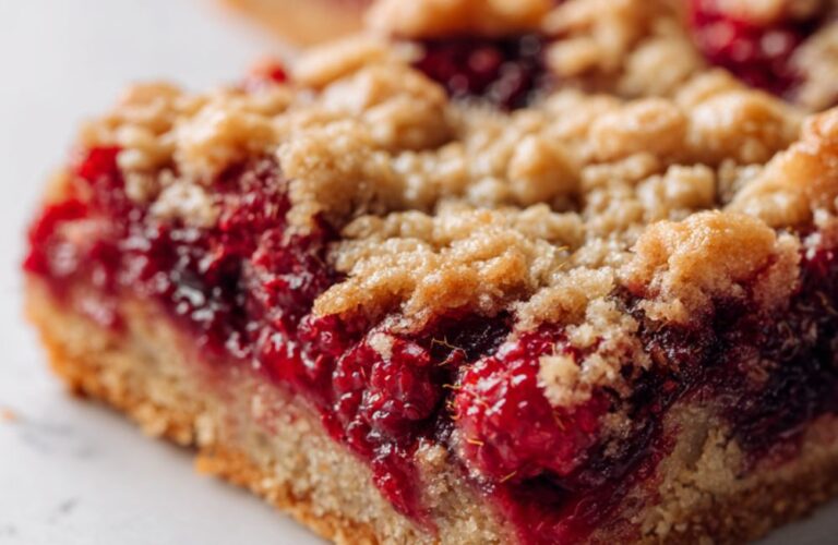 Raspberry Crumble Bars Recipe