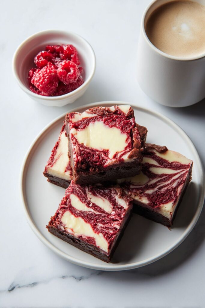 Red Velvet Cheesecake Swirl Brownies Recipe