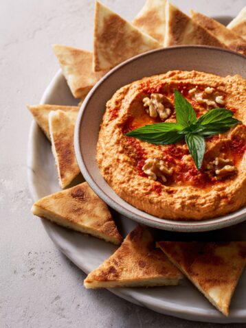 Roasted Red Pepper and Walnut Dip Recipe