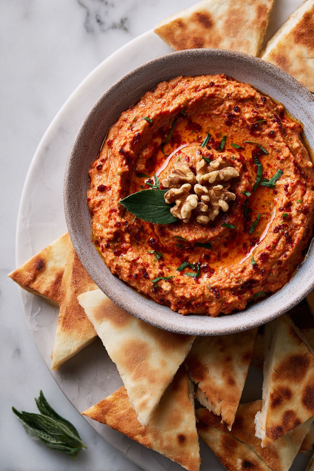 Roasted Red Pepper and Walnut Dip Recipe