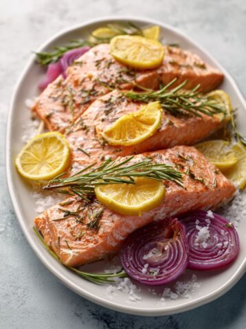 Rosemary Baked Salmon Recipe