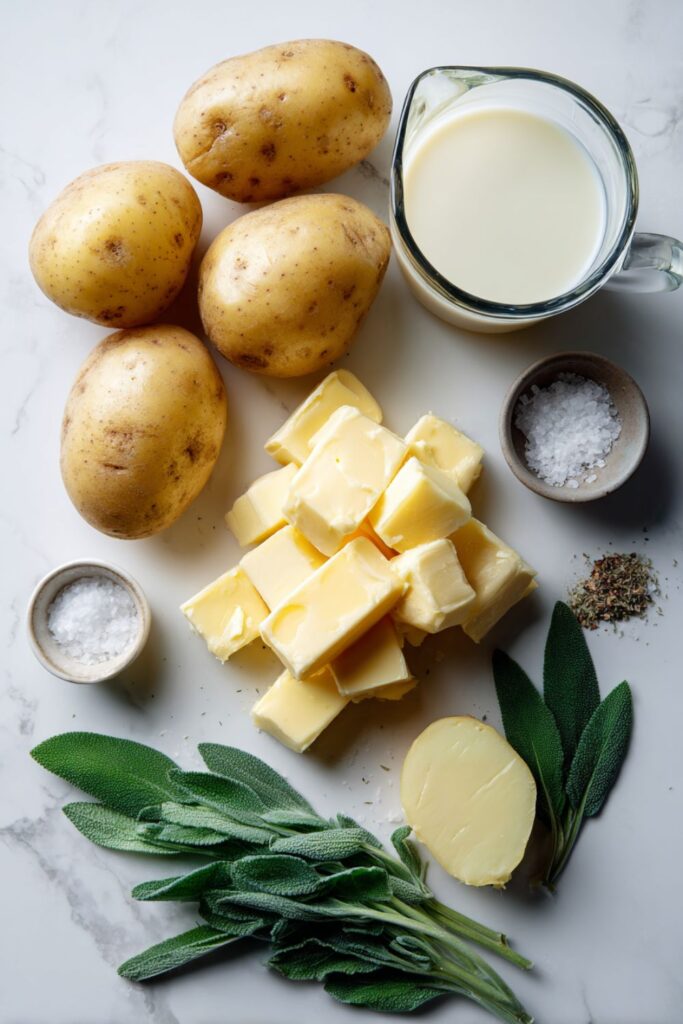 Sage-Butter Mashed Potatoes Recipe
