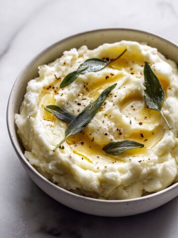 Sage-Butter Mashed Potatoes Recipe