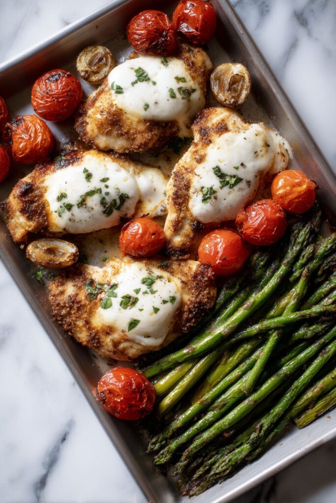Sheet Pan Pesto Chicken