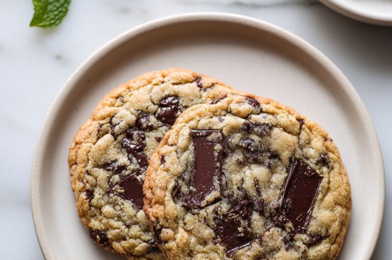 Soft Andes Mint Chocolate Chunk Cookies Recipe