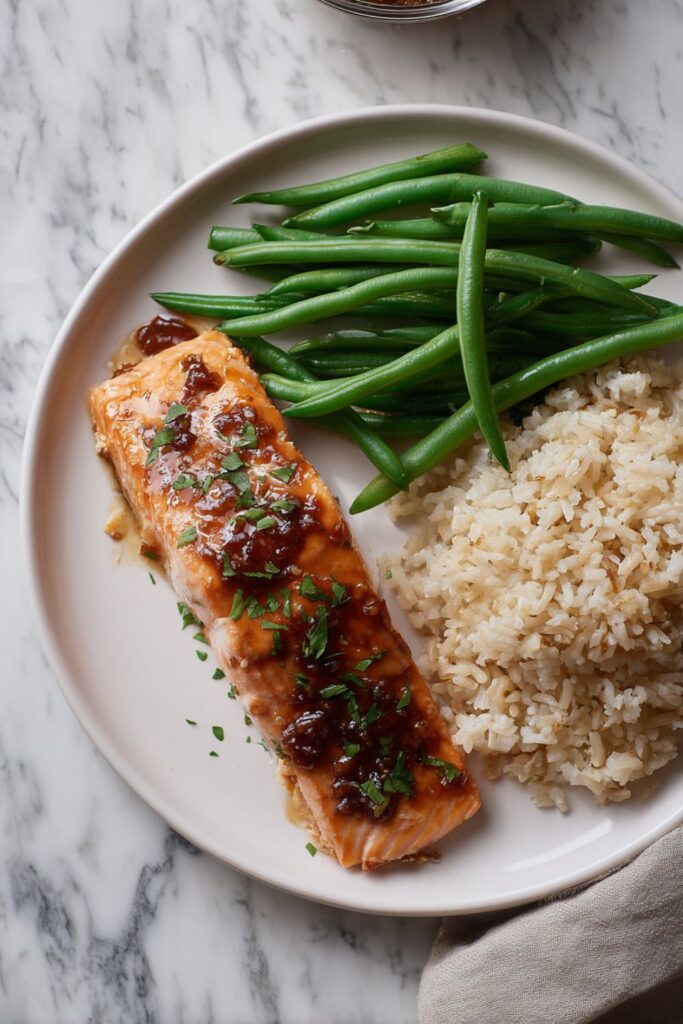 Soyaki Salmon & Green Beans
