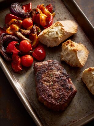 Steak Sheet Pan Supper Recipe