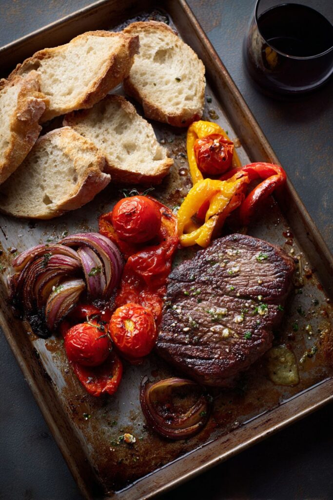 Steak Sheet Pan Supper Recipe