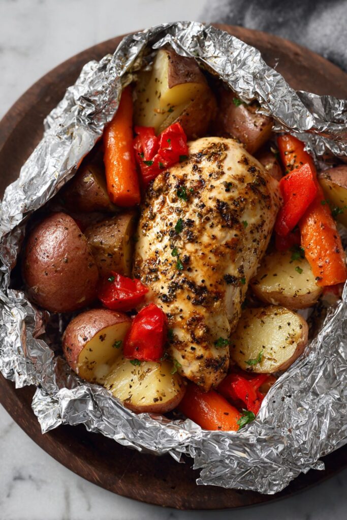 Campfire Chicken & Carrots