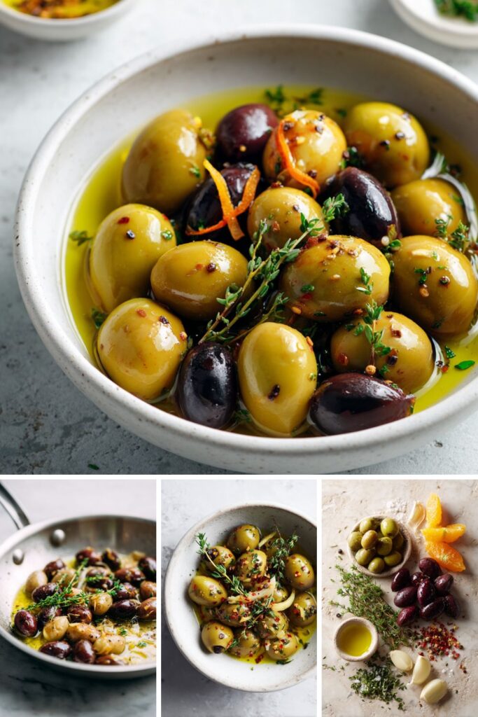 Warm Marinated Olives Recipe