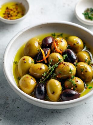 Warm Marinated Olives Recipe