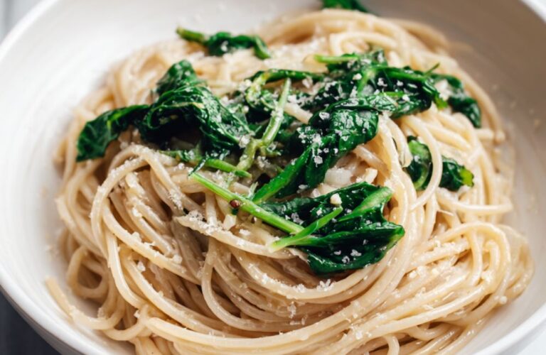 Whole-Wheat Spaghetti with Swiss Chard and Pecorino Cheese Recipe