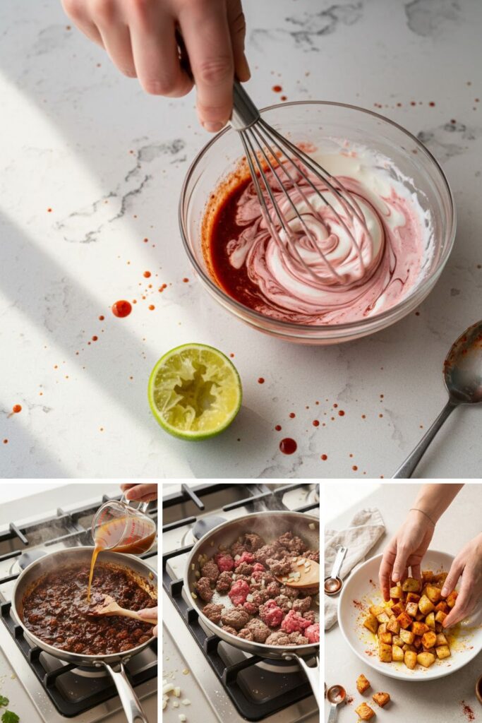 Chipotle Beef Potato Bowl Recipe