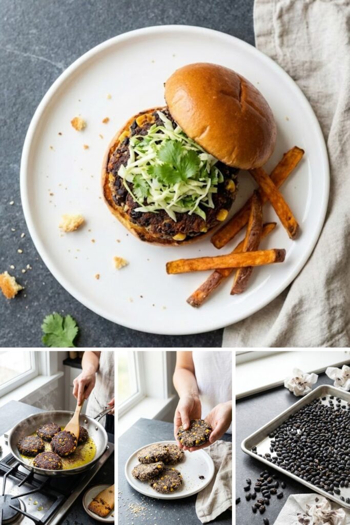 Chipotle Black Bean Burger Recipe