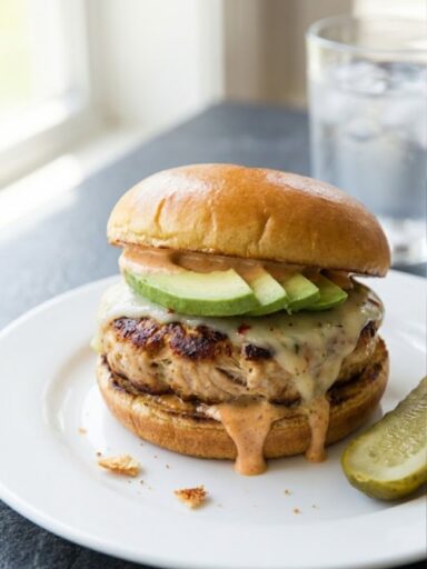 Chipotle Chicken Burgers Recipe