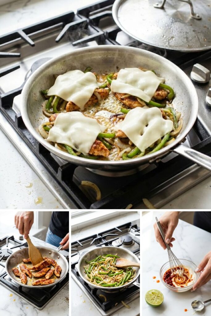 Chipotle Chicken Cheesesteak Recipe