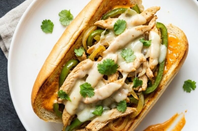 Chipotle Chicken Cheesesteak Recipe