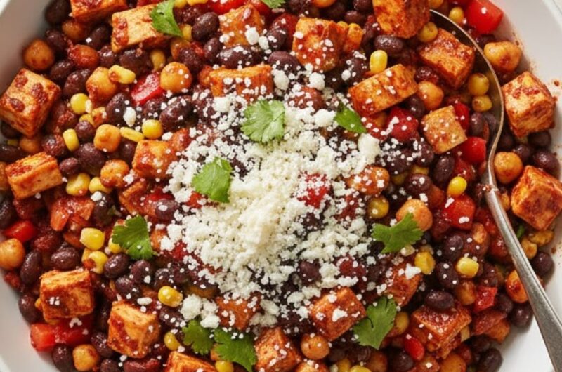Chipotle Chicken Dense Bean Salad Recipe