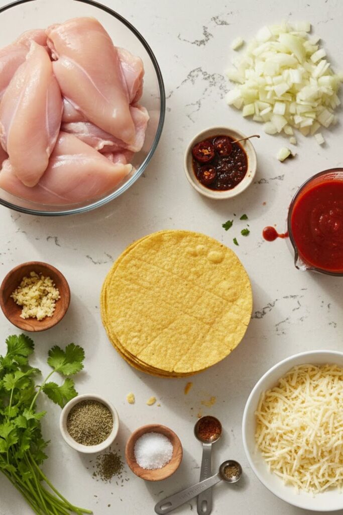 Chipotle Chicken Enchiladas Recipe