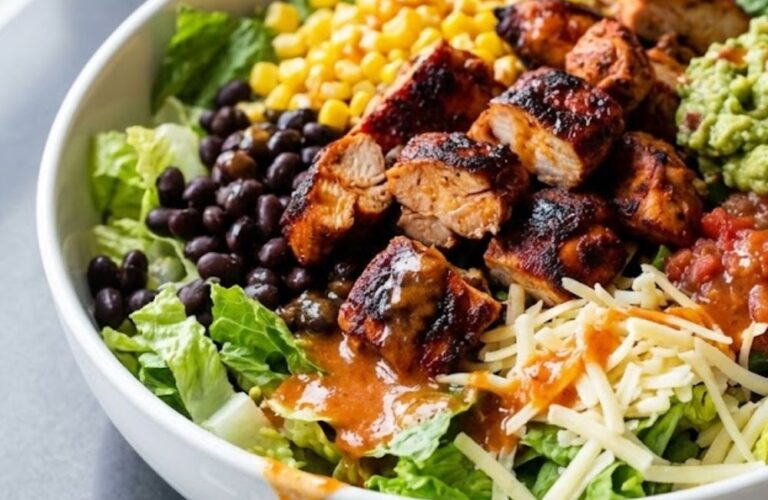 Chipotle Chicken Salad Recipe with Honey Vinaigrette