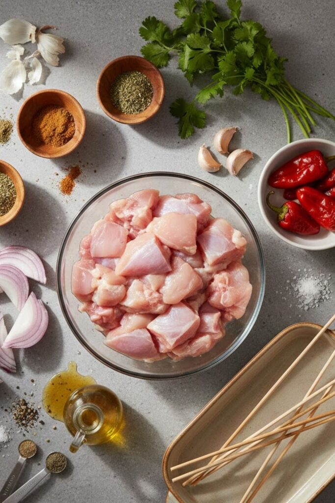 Chipotle Chicken Skewers Recipe