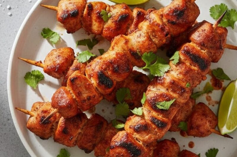 Chipotle Chicken Skewers Recipe