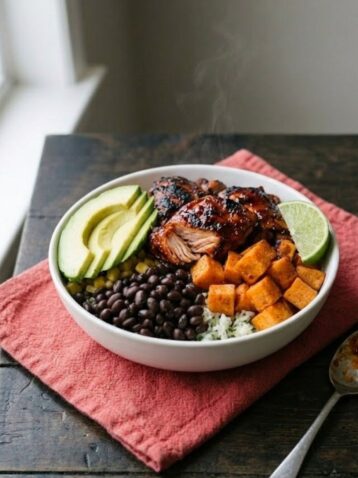 Chipotle Chicken Sweet Potato Bowl Recipe