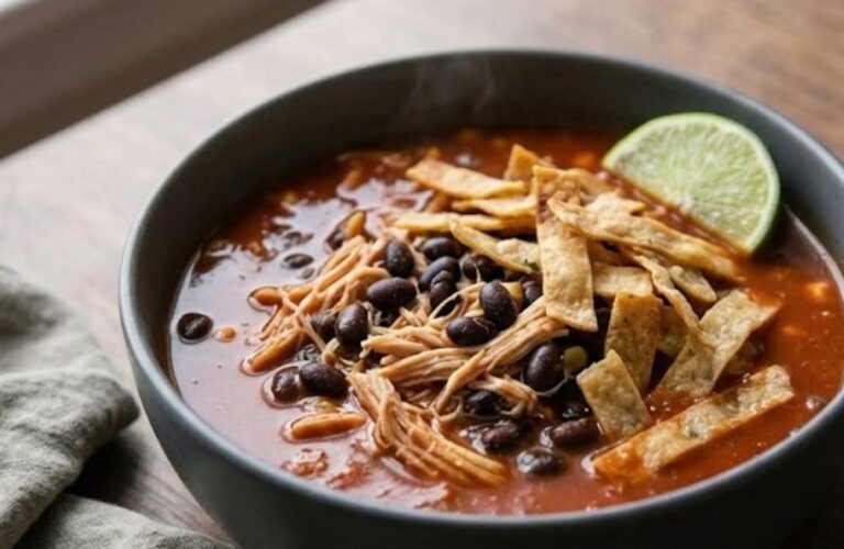 Chipotle Chicken Tortilla Soup Recipe
