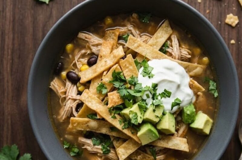 Chipotle Chicken Tortilla Soup Recipe
