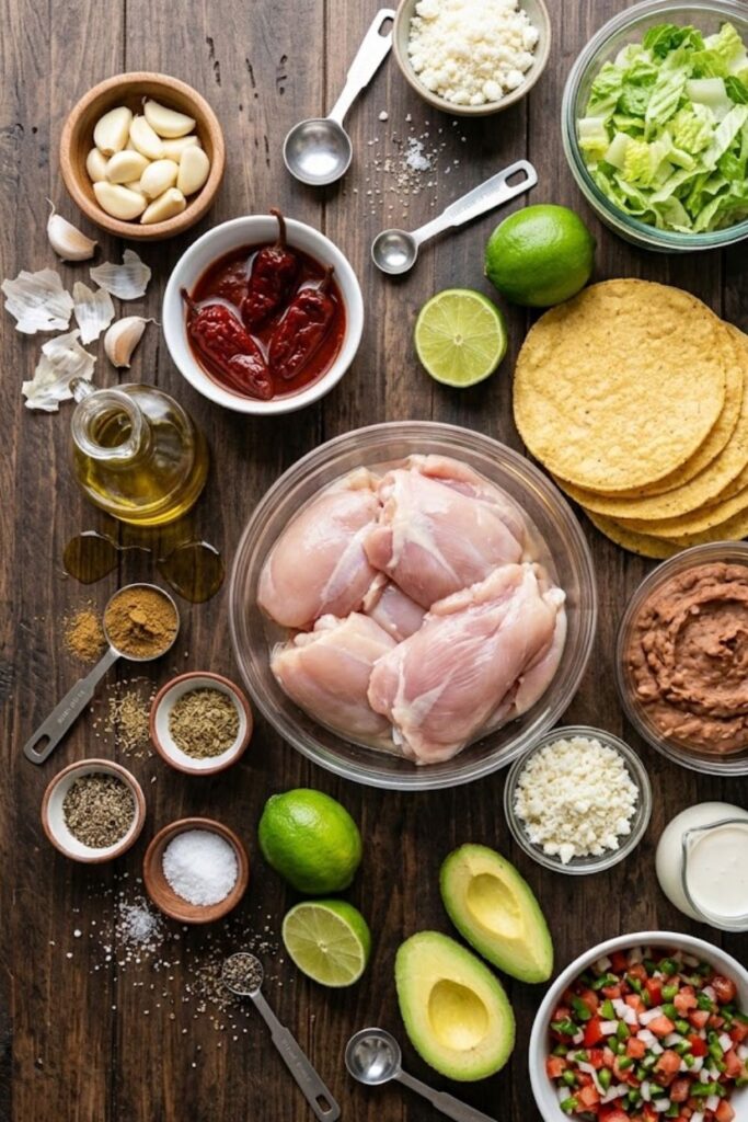 Chipotle Chicken Tostadas Recipe