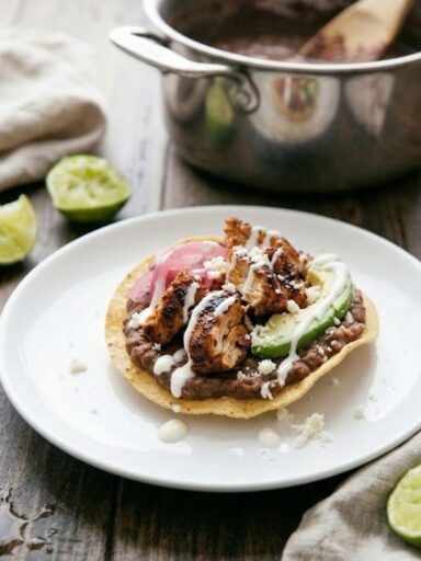 Chipotle Chicken Tostadas Recipe