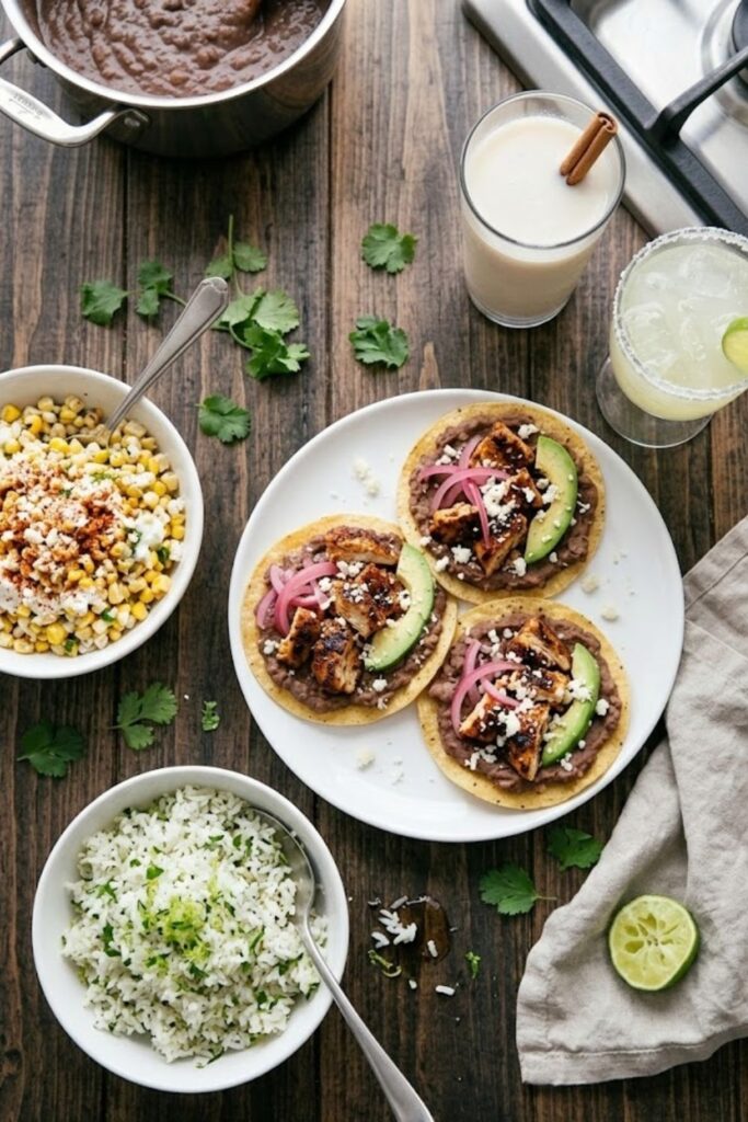 Chipotle Chicken Tostadas Recipe
