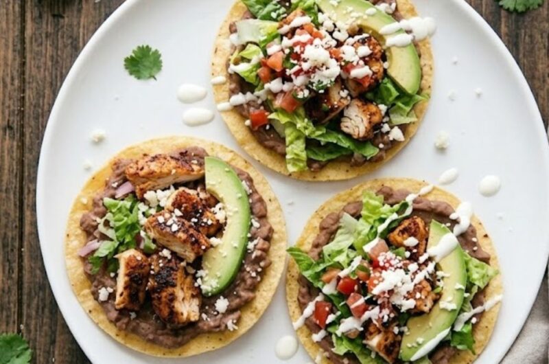 Chipotle Chicken Tostadas Recipe