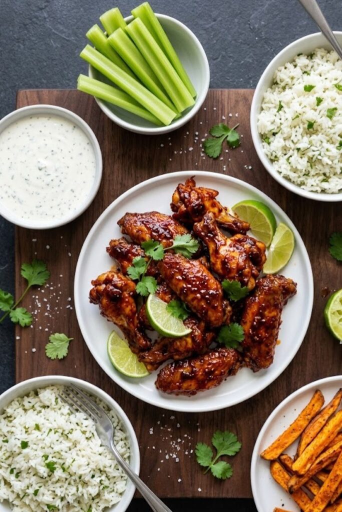 Chipotle Chicken Wings with Honey Glaze Recipe