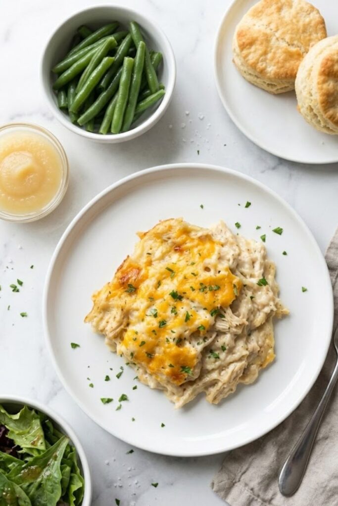 Cracker Barrel Hashbrown Casserole with Chicken Recipe