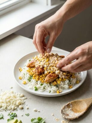 Trader Joes Chicken Elote Bowl Recipe